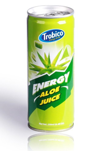 Trobico Energy aloe juice alu can 250ml